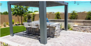 custom steel pergolas