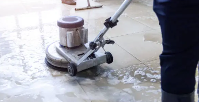 commercial floor cleaning
